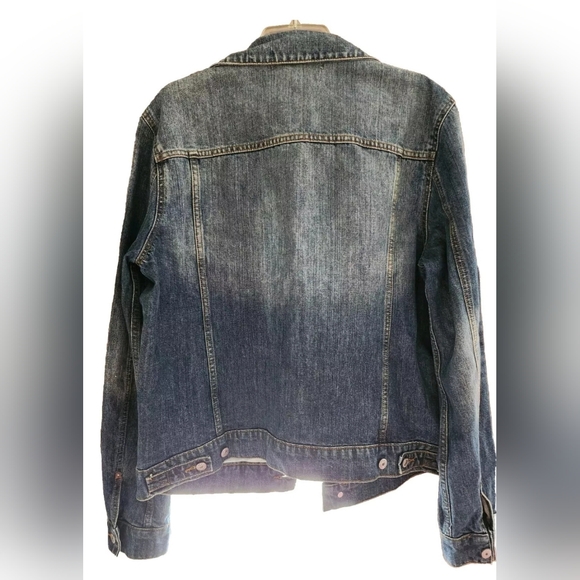 Mens Large Denim Jacket - Picture 2 of 6